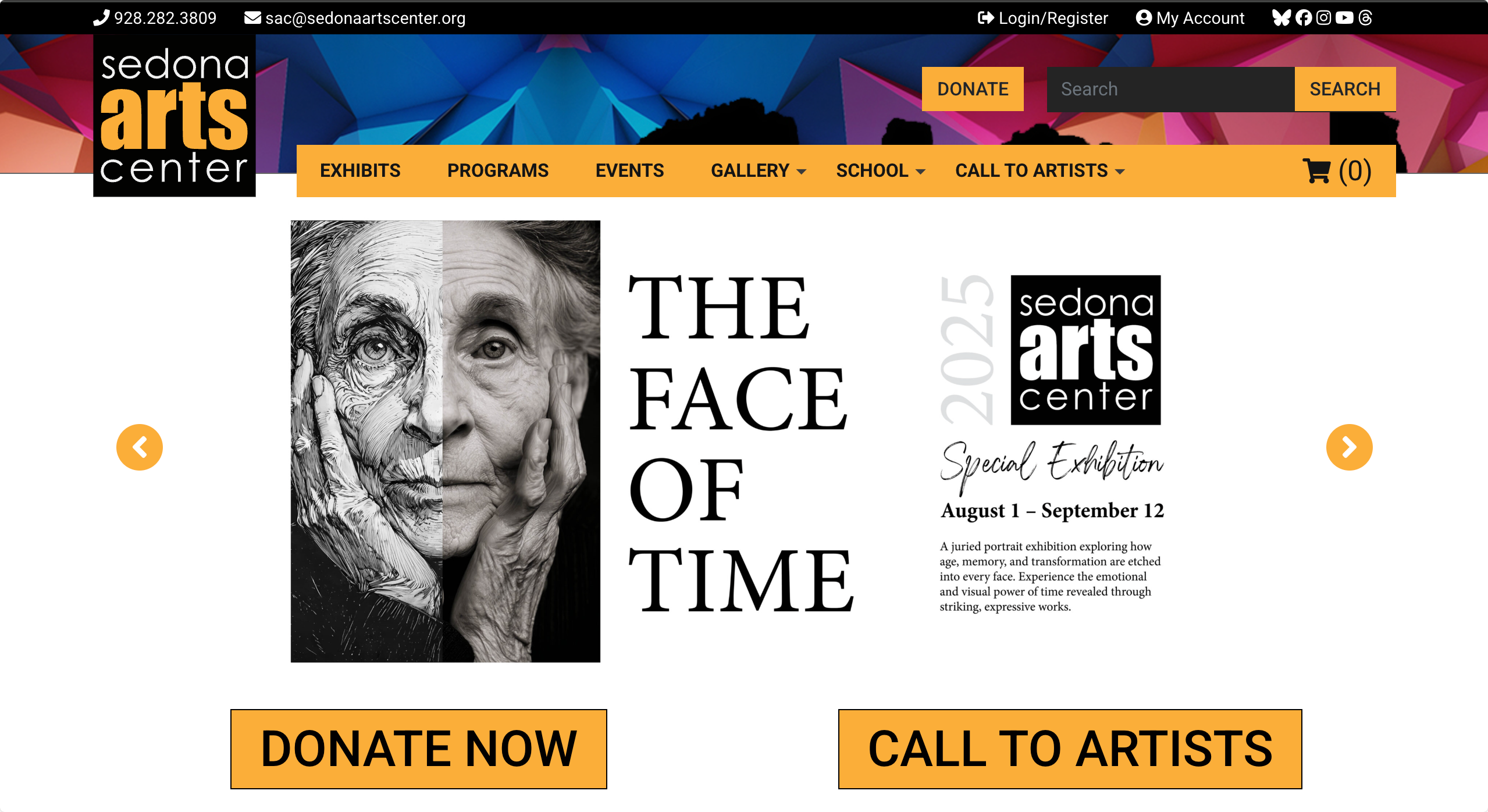 Sedona Arts Center Website
